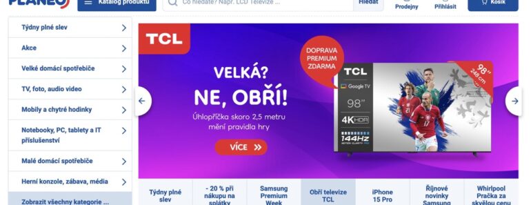 Planeo.cz: Recenze e-shopu, zkušenosti a tipy pro nákup elektro