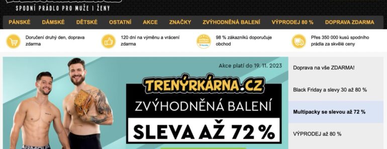 Trenyrkarna.cz: Recenze, zkušenosti a tipy na nakupování spodního prádla